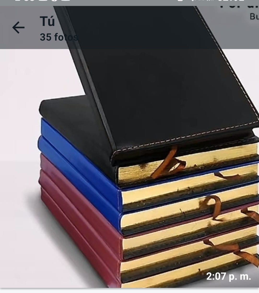 Agendas corporativas cuero colores